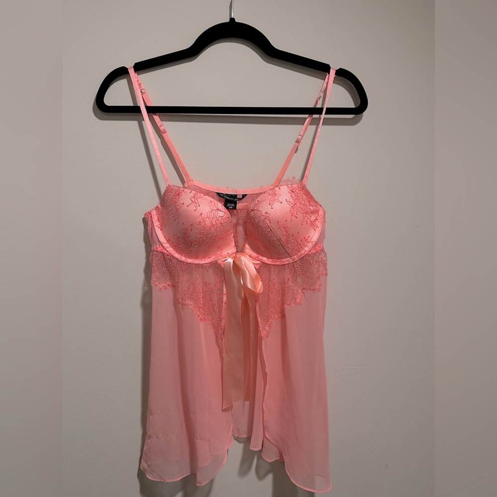 Vintage victoria secret lingerie babydoll top